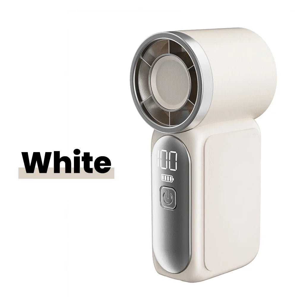 5-Speed Handheld Fan with Digital Display