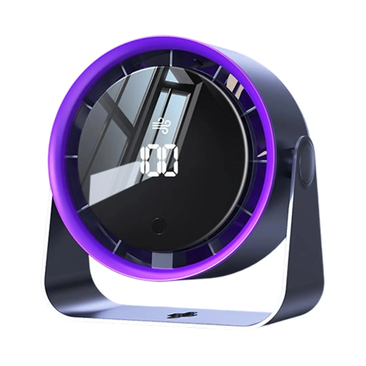 2-in-1 Desk Fan with Digital Display