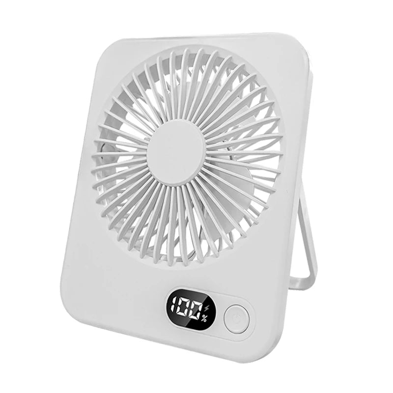 Foldable Desk Fan with Digital Display