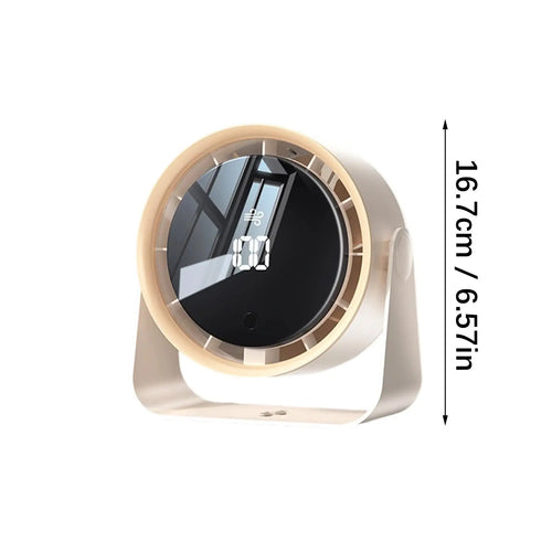 2-in-1 Desk Fan with Digital Display